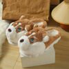 Husky Cartoon Men's Home Slippers