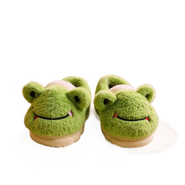 Little-Frog-Plush-Cotton-Slippers