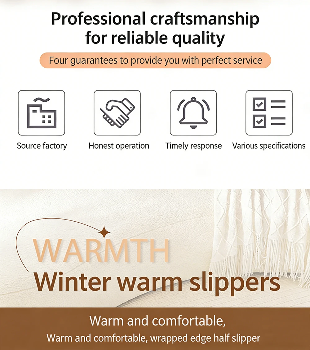 New womens cotton slippers