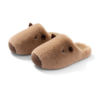 Animal Slippers for Women, Cute Adult House Slipper with Capybara, Fluffy Winter Cartoon Home Shoes