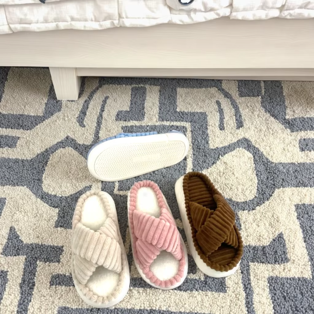 New Design Lovely Home Open Toe EVA Women's for Spring Summer Autumn Cartoon Cute Animal Indoor Linen Comfort