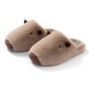 Animal Slippers for Women, Cute Adult House Slipper with Capybara, Fluffy Winter Cartoon Home Shoes