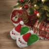 AMMI New Christmas Santa Claus Polyester Soft and Comfortable Unisex Winter Fashion Warm Indoor Slipper