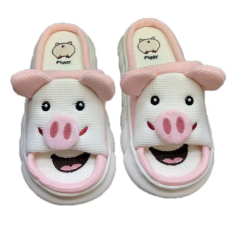 Women's anti-slip and wear-resistant home-use household slippers