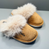 Wholesale Fashionable Half Pack Plush Indoor Women's Indoor Shoes