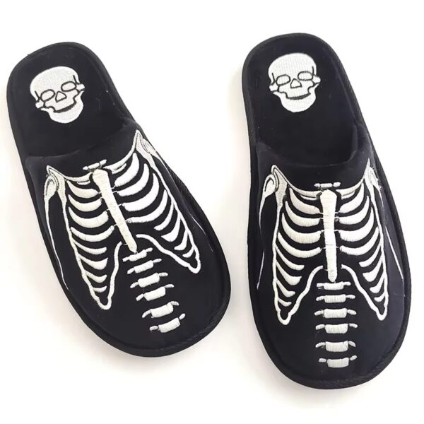 Autumn and Winter Cotton slippers Men's Home Interior Plush Warm Home Plush slippers Winter