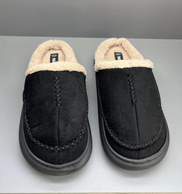 Men's Classic Comfortable Warm Indoor Slippers New Autumn Winter Thick Sole Anti-Slip Plush Inlso EVA Faux Suede Upper Home Use