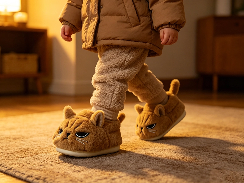 Children's toy head winter cotton shoes