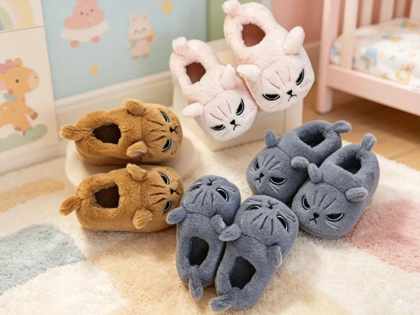 Children's toy head winter cotton shoes