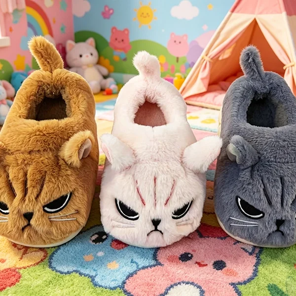 Children's toy head winter cotton shoes