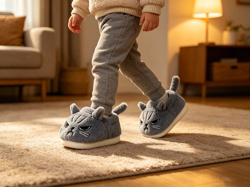 Children's toy head winter cotton shoes