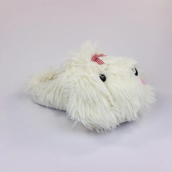 Cute little puppy slippers, keeping you warm during winter