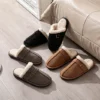 Large-size men's cotton slippers
