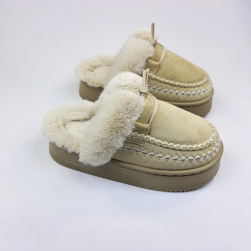 Big Mao Comfortable Thick-Topped Women's Slippers