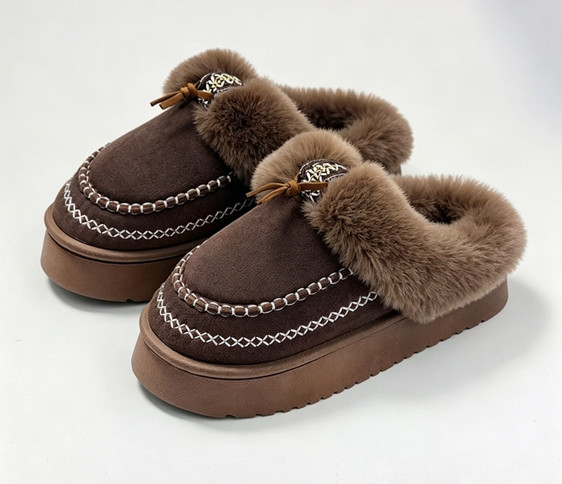 Big Mao Comfortable Thick-Topped Women's Slippers