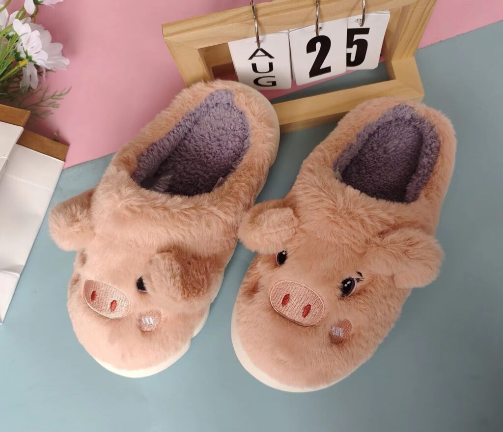 Hot 3D New Winter Cotton slippers Cartoon Indoor Home Cute Soft Sole Non-slip Warm Plush slippers