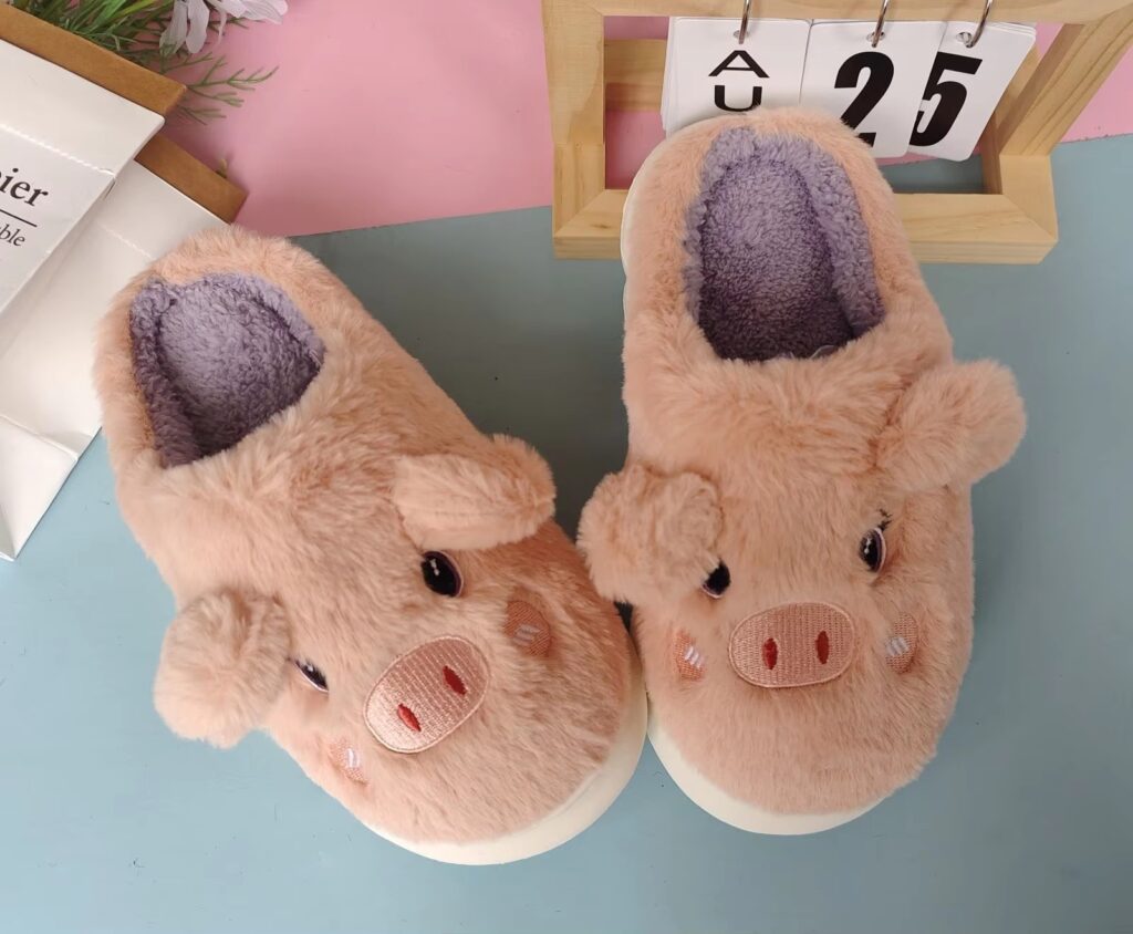 Hot 3D New Winter Cotton slippers Cartoon Indoor Home Cute Soft Sole Non-slip Warm Plush slippers