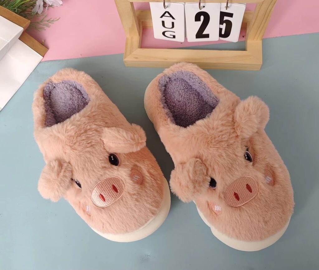 Hot 3D New Winter Cotton slippers Cartoon Indoor Home Cute Soft Sole Non-slip Warm Plush slippers