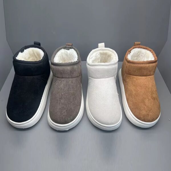 Classic Snow Boots Thick Sole Women's Non-slip Cotton Boots Plush Warm Washable Hot Selling Women's Shoes