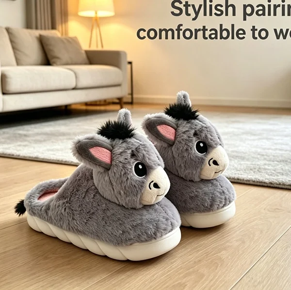 Cute Donkey Slippers