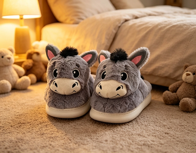 Cute Donkey Slippers