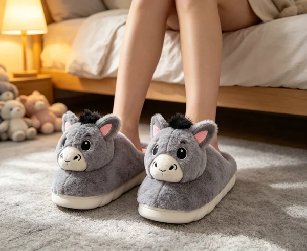 Cute Donkey Slippers