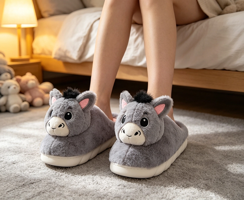 Cute Donkey Slippers