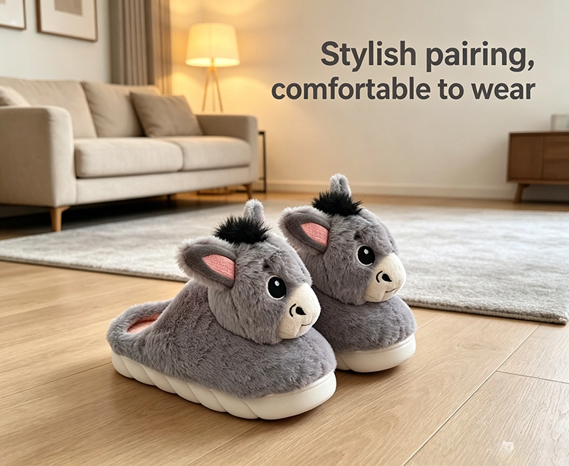 Cute Donkey Slippers